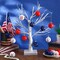 24-Pack Patriotic Hanging Ball Ornaments for 4th of July & Independence Day